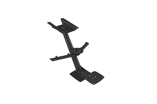 Scanstrut PTM-R1-SL-BLK — Tapered radar and Starlink mast (Black)